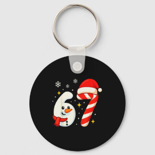 Chaveiro Camisa de Natal Meme 6 7 67 Seis Sete Boneco de Ne