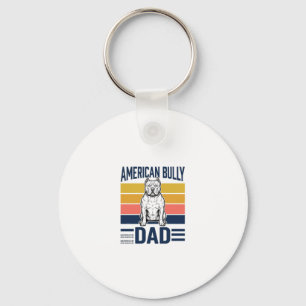 Chaveiro Camisa de Pai de American Bully Vintage Amante de