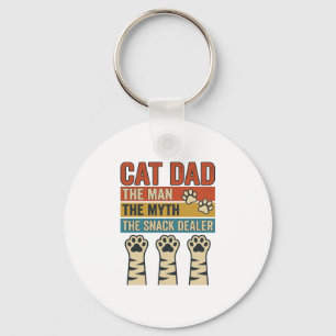 Chaveiro Camisa de Pai de Gato O Revendedor de Lanche Amant