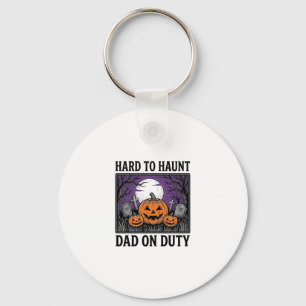 Chaveiro Camisa de Pai de Halloween Difícil de Assombrar Pa