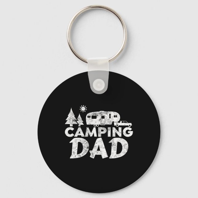 Chaveiro Camisa de Pai que Acampa Roda 5 Trailer Presente d (Frente)
