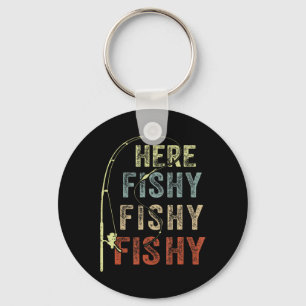 Chaveiro Camisa de Pesca Aqui-pesca Divertida Pai Papai Pes