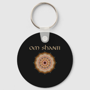 Chaveiro Camisa de Professor de Yoga Om Shanti Reiki Curado
