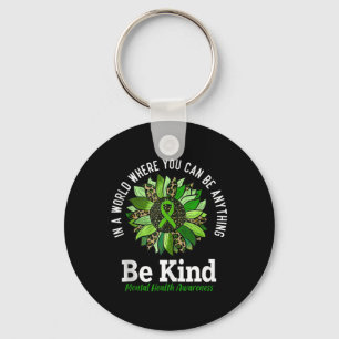 Chaveiro Camisa De Sensibilização Para A Saúde Mental Seja