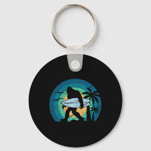Chaveiro Camisa de Surf Bigfoot Divertida Sasquatch Yeti Su