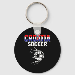Chaveiro Camisa de Torcedor de Futebol da Croácia - Apoie o