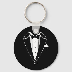 Chaveiro Camisa de traje Tuxedo Homens Mulheres Crianças Tu