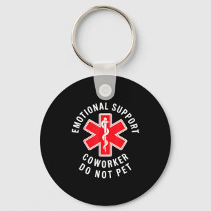 Chaveiro Camisa Divertida Colega de Trabalho de Apoio Emoci