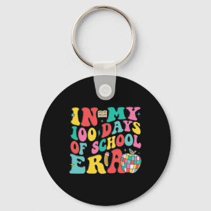 Chaveiro Camisa do 100º Dia Professor Crianças Nos Meus 100