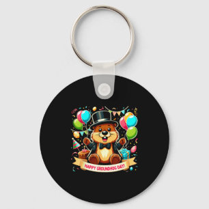 Chaveiro Camisa do Dia da Marmota Feliz Dia dos Marmotas Ho