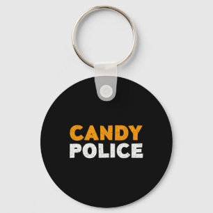 Chaveiro Camisa do Dia das Bruxas da Polícia de Candy