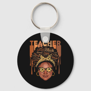 Chaveiro Camisa do mês da história negra do professor intel