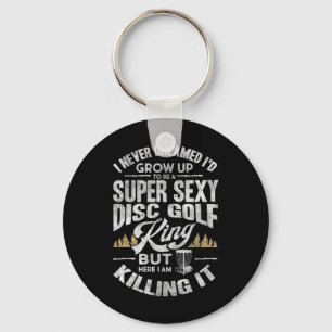 Chaveiro Camisa engraçada de golfe de disco para homens Dia