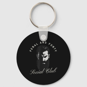 Chaveiro Camisa Engraçada Feral Quarenta Clube Social Envel
