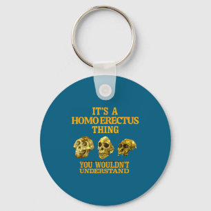 Chaveiro Camisa Engraçada Homo Erectus Antropologia Paleoan