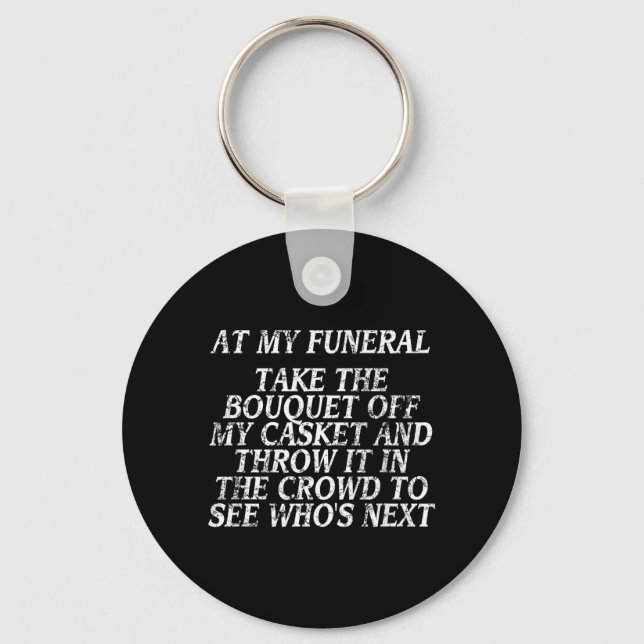 Chaveiro Camisa engraçada para homens e mulheres com piadas (Frente)