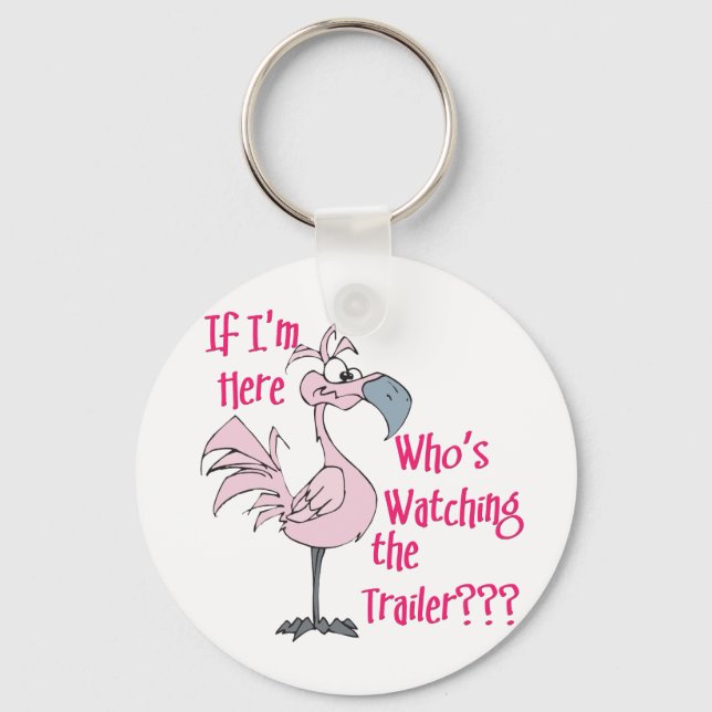 Chaveiro Camisa Engraçado do Parque Trailer (Frente)