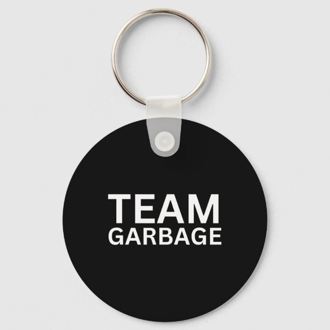 Chaveiro Camisa Equipe Lixo Para Apoiadores Do Trump  (Frente)