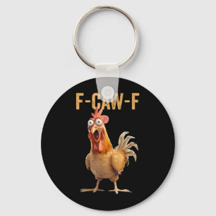 Chaveiro Camisa F-caw-f de Humor de Frango - Cota Inadequad