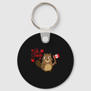 Chaveiro Camisa Feliz Dia do Canadá Camundongo Canadense En