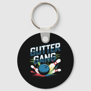 Chaveiro Camisa Gutter Gang Camisas Engraçadas de Boliche G