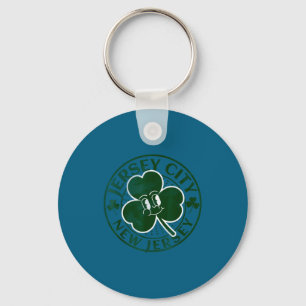 Chaveiro Camisa Jersey City Nova Jersey Irlandesa Shamrock
