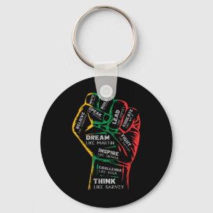Chaveiro Camisa Juneteenth Sonhe Como Líderes História Negr