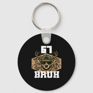 Chaveiro Camisa Juvenil Bruh 67 Veado Camuflagem de Caça de