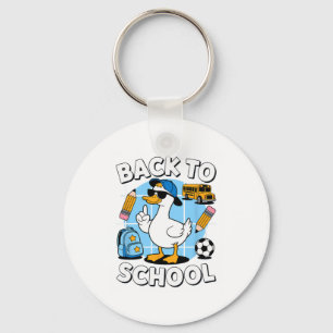 Chaveiro Camisa Legal do Pato de Volta à Escola, Roupa Dive