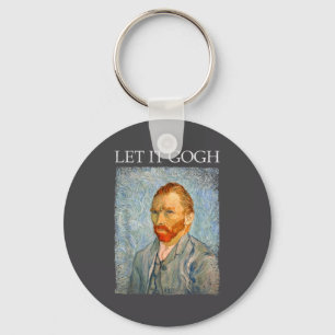 Chaveiro Camisa Let It Gogh Divertida Artista Van Gogh Gráf