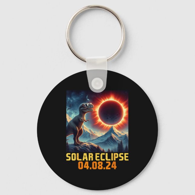 Chaveiro Camisa Menino Eclipse Solar Rex Dino Óculos (Frente)
