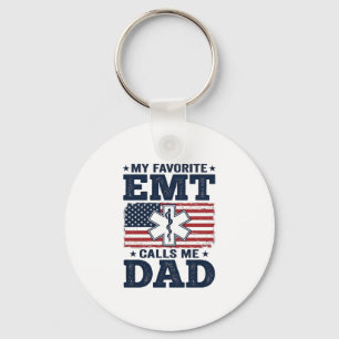 Chaveiro Camisa Patriótica Vintage Me Chama de Pai EMT Favo