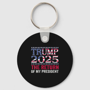 Chaveiro Camisa Pró-Trump 2024 O Retorno Do Meu Presidente