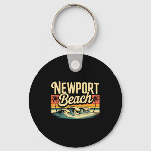 Chaveiro Camisa que diz Newport Beach Simple City 