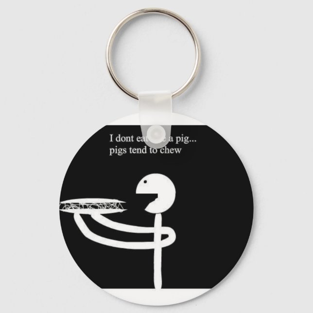 Chaveiro camisa que eu não como um porco (Frente)