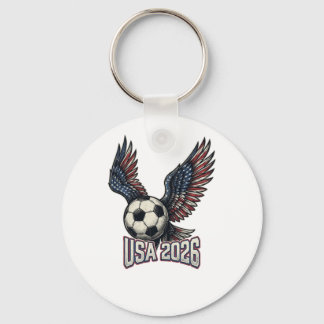 Chaveiro Camisa Retro USA Soccer 2026 Eagle Wings