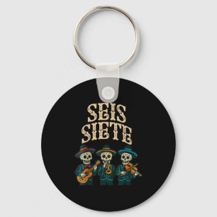 Chaveiro Camisa Seis Siete Engraçado 67 Meme Mexicano Los M