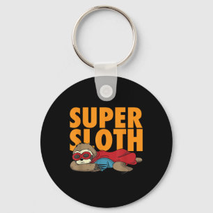 Chaveiro Camisa Super Sloth _ Personagem Heróico Animal Pre