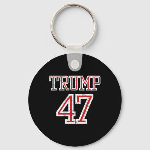Chaveiro Camisa Trump 47 President Team Footbyll Estilo 202