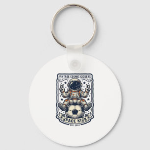 Chaveiro Camisa Vintage Astronauta Sinal de Paz do Futebol