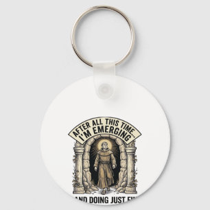 Chaveiro Camisa Vintage Cave Humor Engraving Gráfico Design