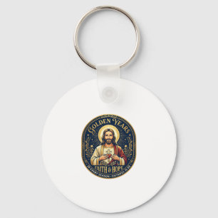 Chaveiro Camisa Vintage de Aposentadoria de Jesus Cristão