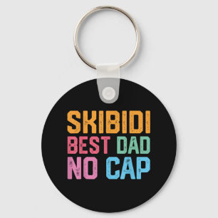 Chaveiro Camisa Vintage Skibidi Melhor Pai Sem Cap Pai Rizz