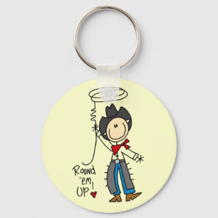 Chaveiro Camisas de Cowboy e Presentes Round Em Up