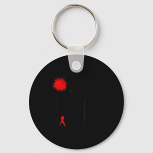 Chaveiro Camisas de Doenças do Coração Guerreiro Vermelho p
