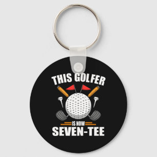 Chaveiro Camisas De Golfe De Aniversário Para Golfista 70