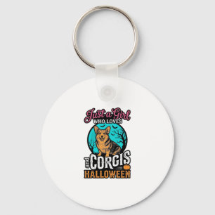 Chaveiro Camisas de Gravura Vintage de Corgis e Garota de H