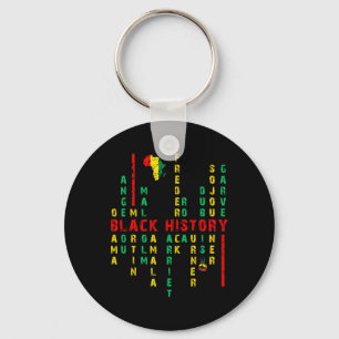 Chaveiro Camisas de Líderes do Mês da História Negra Para M