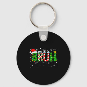Chaveiro Camisas de Natal Para Crianças Meninos Bruh Natal