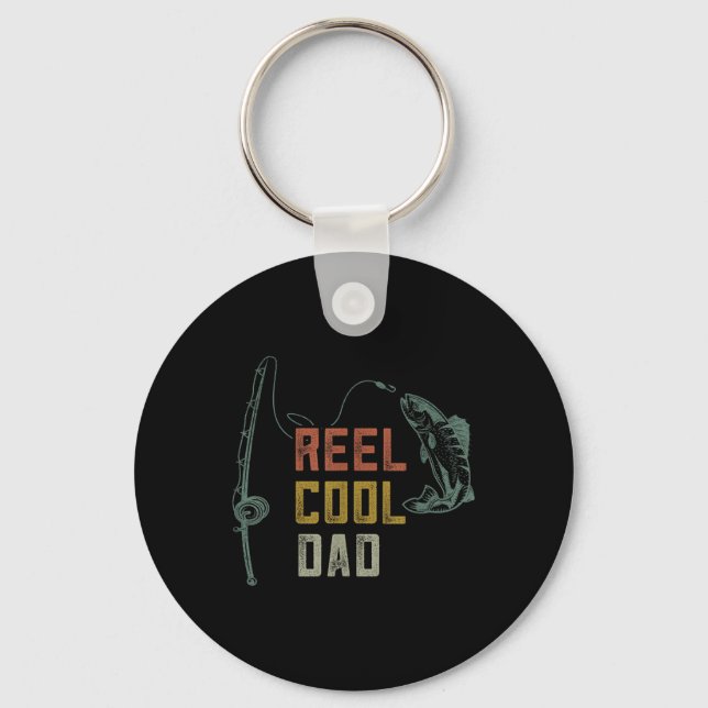 Chaveiro Camisas de pesca para pai muito fixe, presente eng (Frente)